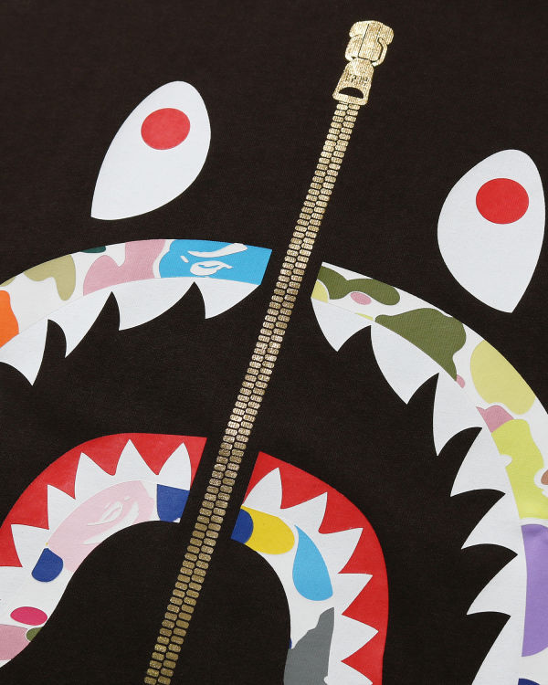 Multi Camo Shark relaxed tee
