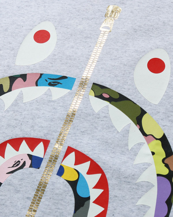Multi Camo Shark relaxed tee