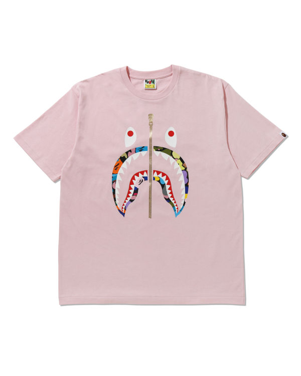 Multi Camo Shark relaxed tee