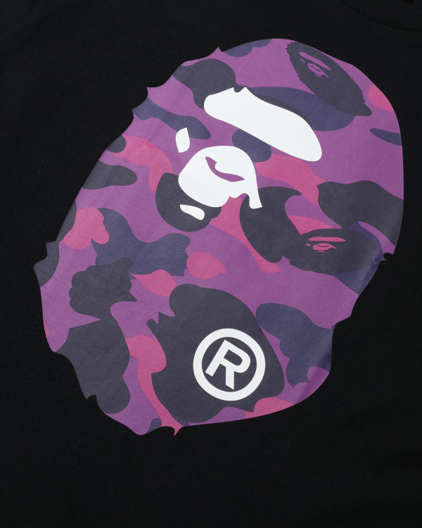 Color Camo Big Ape Head tee