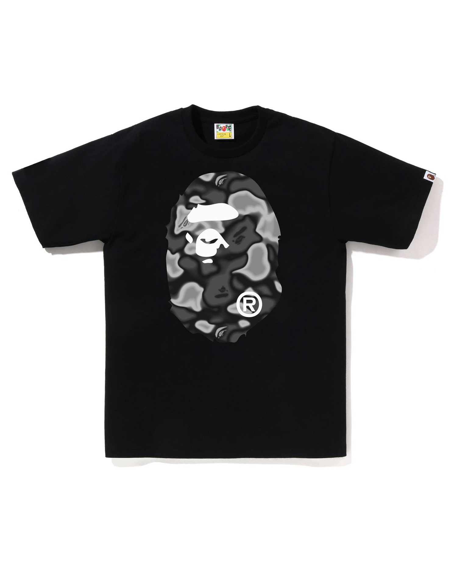 A BATHING APE® Liquid Camo Big Ape Head Tee | ITeSHOP