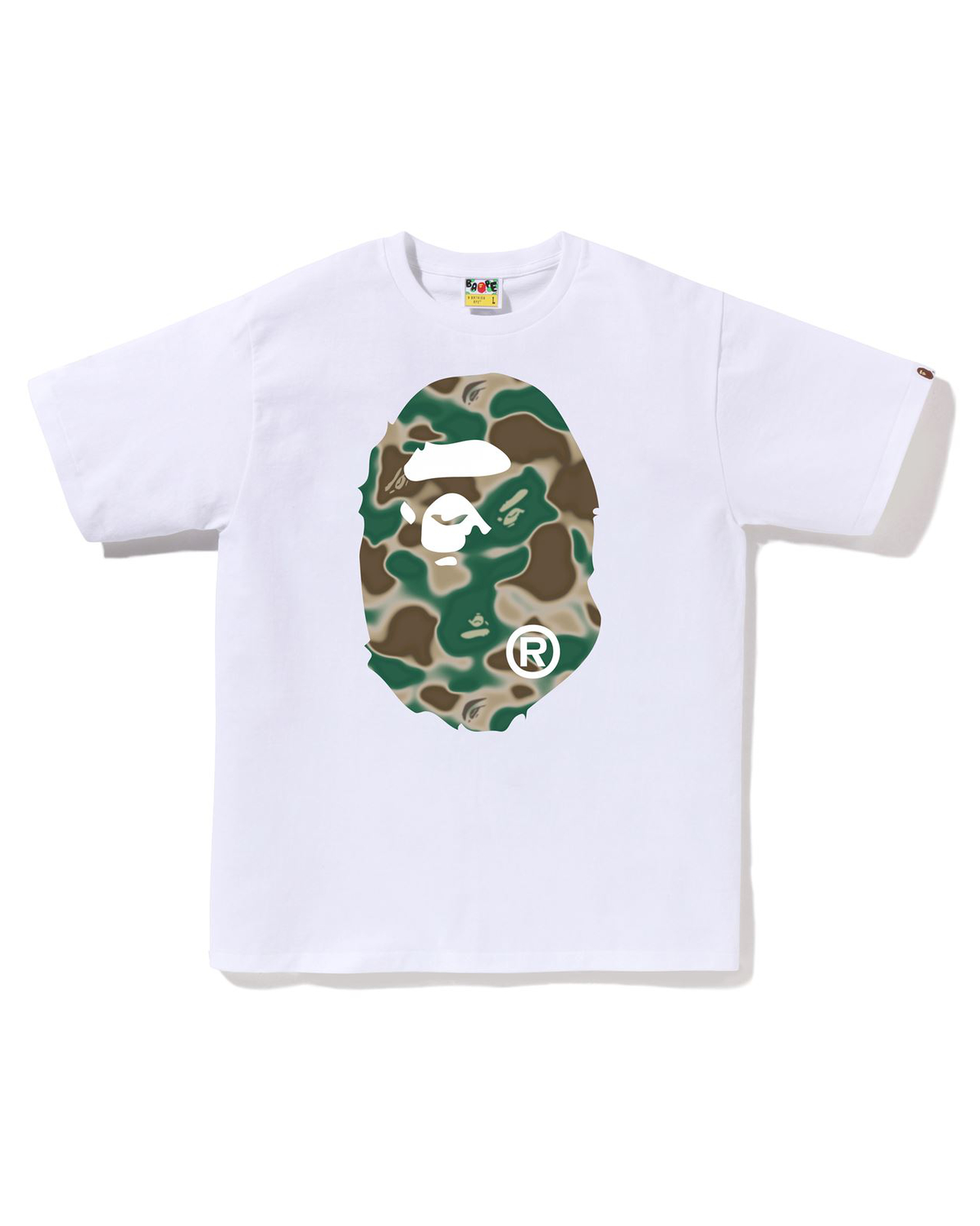 Bathing ape shop camo tee