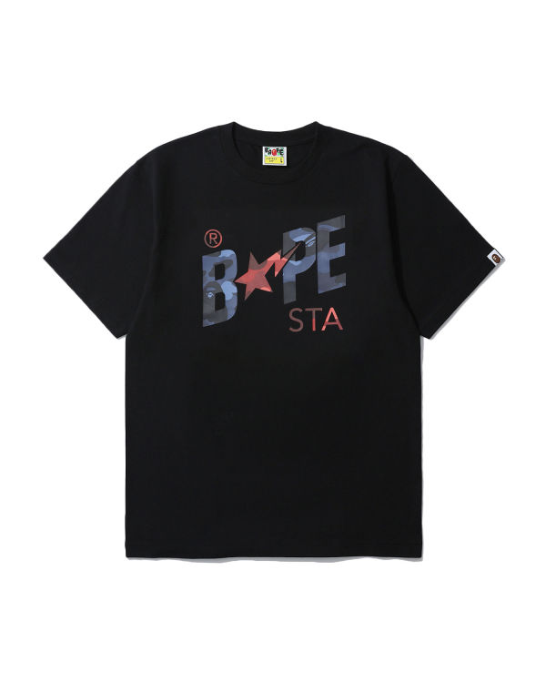 Color Camo Bape Sta Logo tee