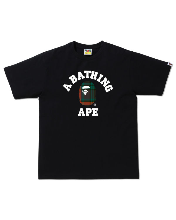 Bape Check College tee