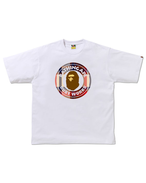 Bape Check Busy Works Relaxed tee