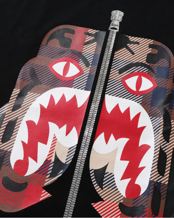 Bape Check Tiger tee