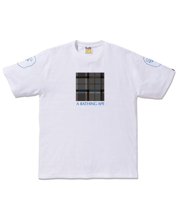 Bape logo check box tee