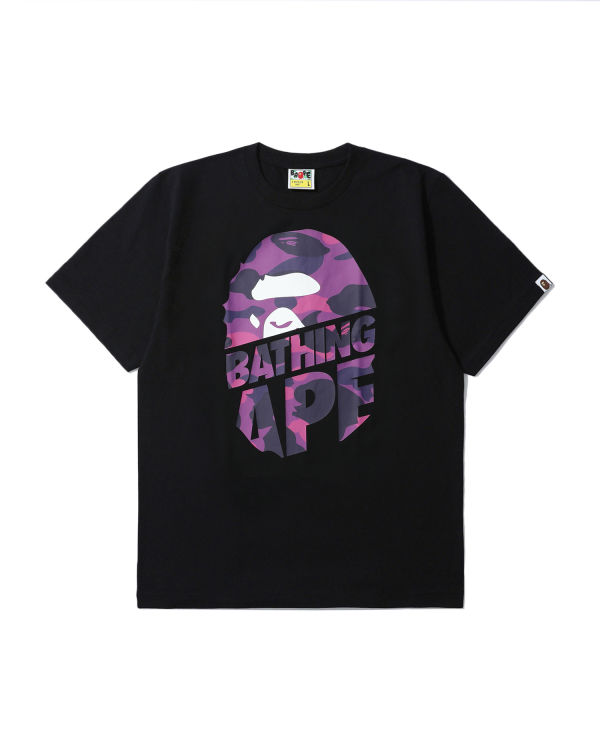 Color Camo Peek Ape Head tee