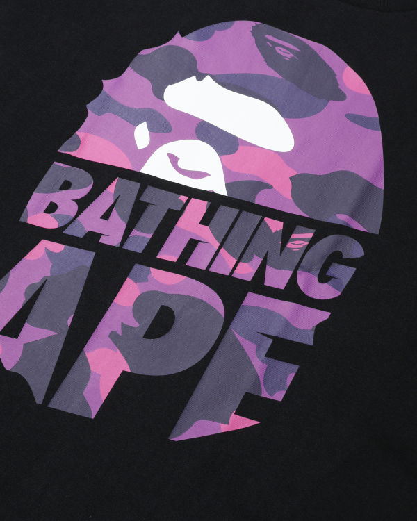 Color Camo Peek Ape Head tee