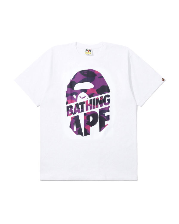 Color Camo Peek Ape Head tee