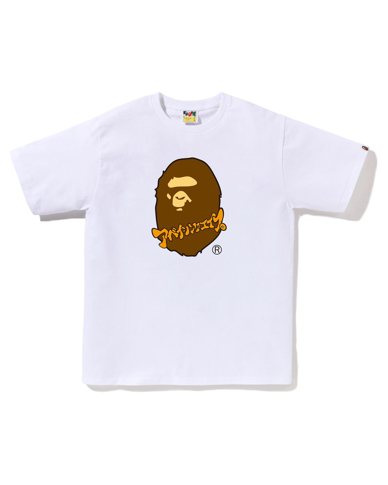 Shop Katakana Ape Head Tee Online | BAPE