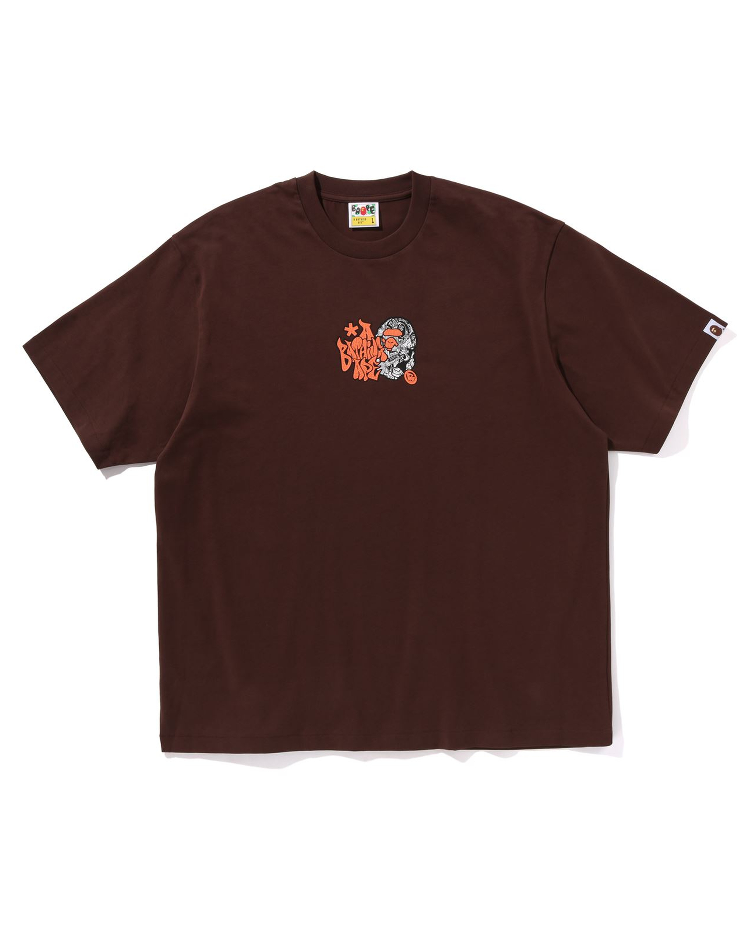 Shop Graffiti Ape Head Relaxed Fit Tee Online | BAPE