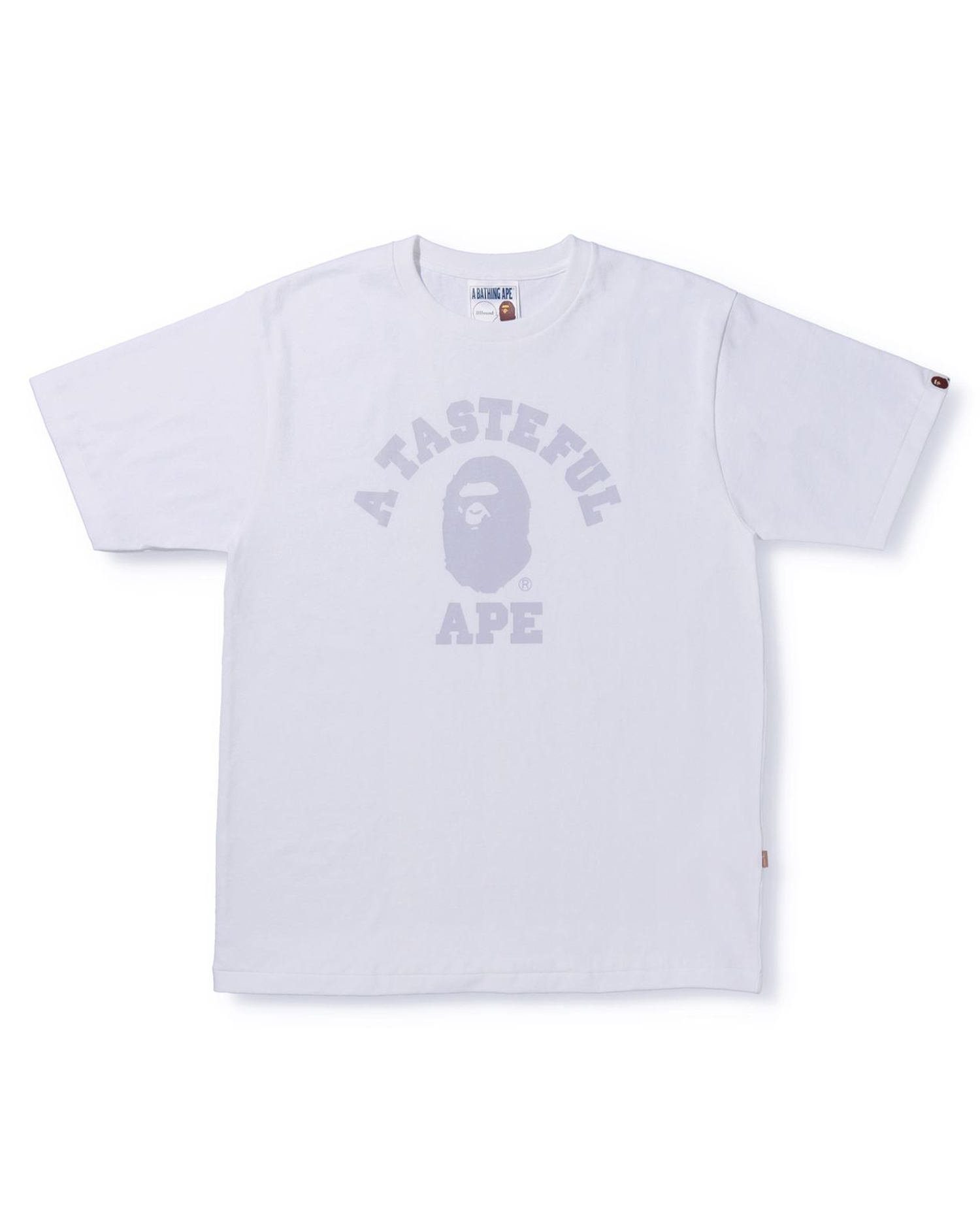 レアA BATHING APE × JJJJOUND COLLEGE TEE M Tシャツ/カットソー(半袖/袖なし)