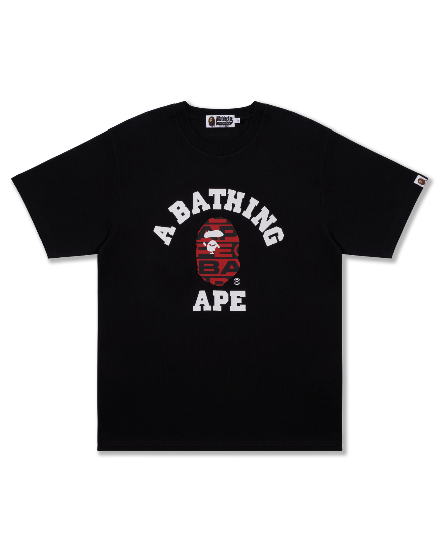 Shop Lux Sport Pattern College Tee Online | BAPE