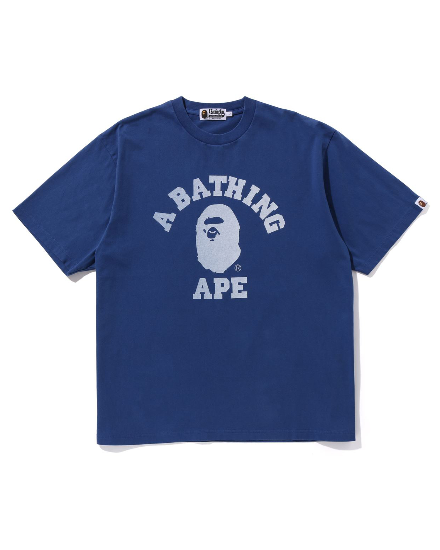 Shop College Overdye Tee Online | BAPE