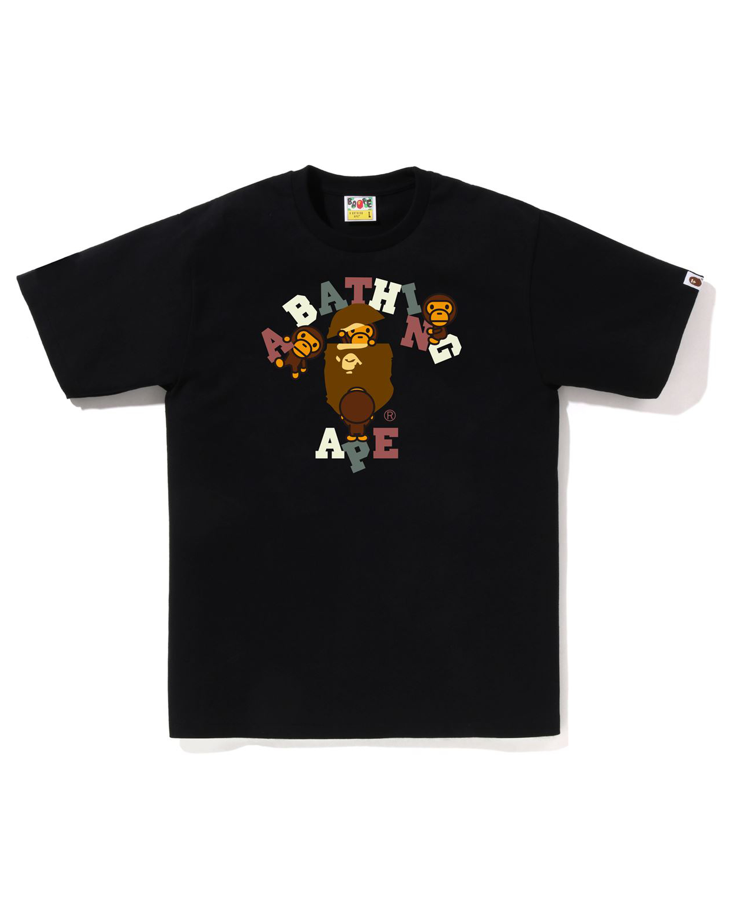 Shop Colors College Milo Tee Online | BAPE