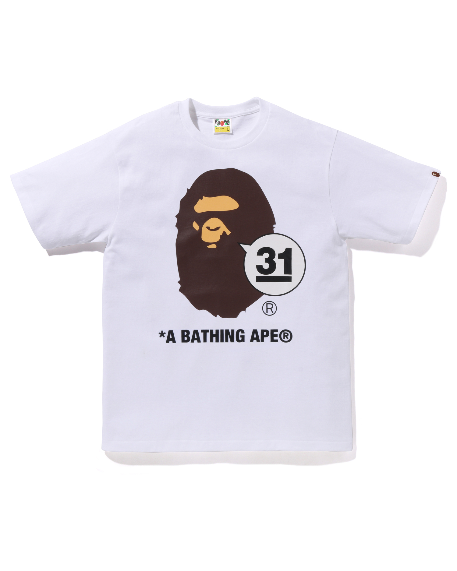Shop A Bathing Ape 31st Anniv. Ape Head Tee Online | BAPE