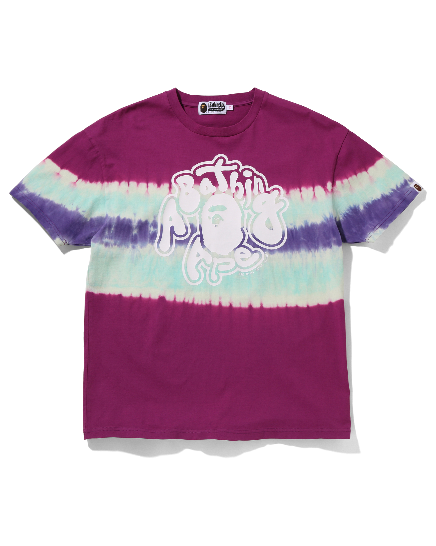 Tie dye outlet bape shirt