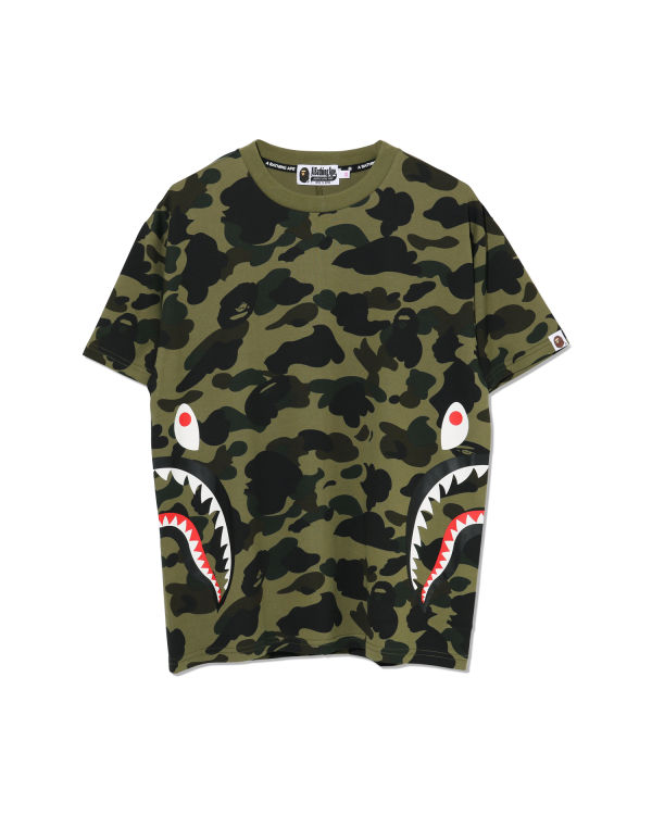 1st Camo Side Shark Oversized tee