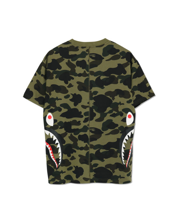 1st Camo Side Shark Oversized tee