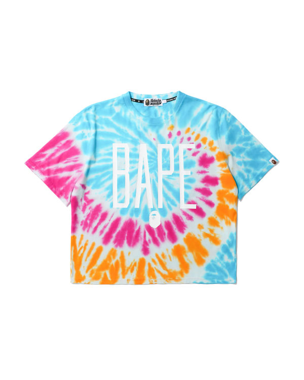Tie dye logo tee