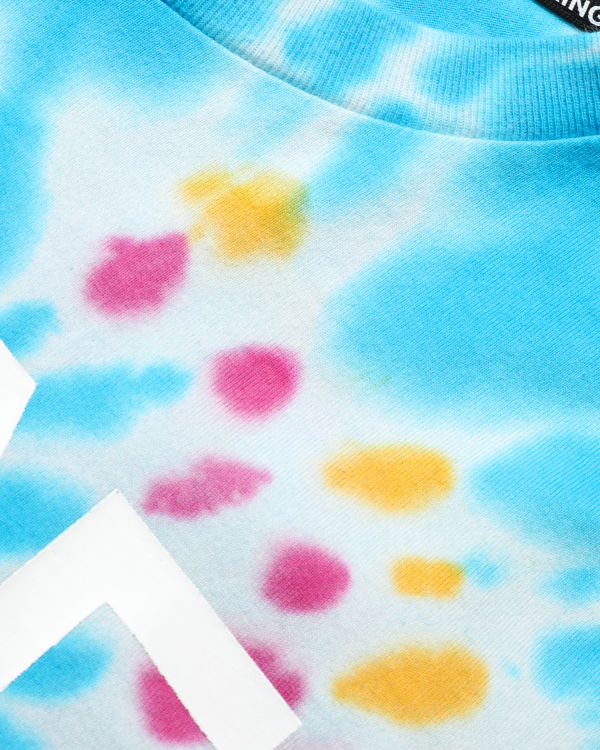 Tie dye logo tee
