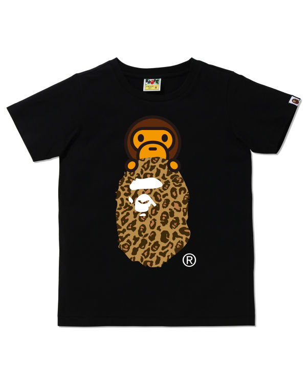 Bape Leopard Milo On Ape Head tee