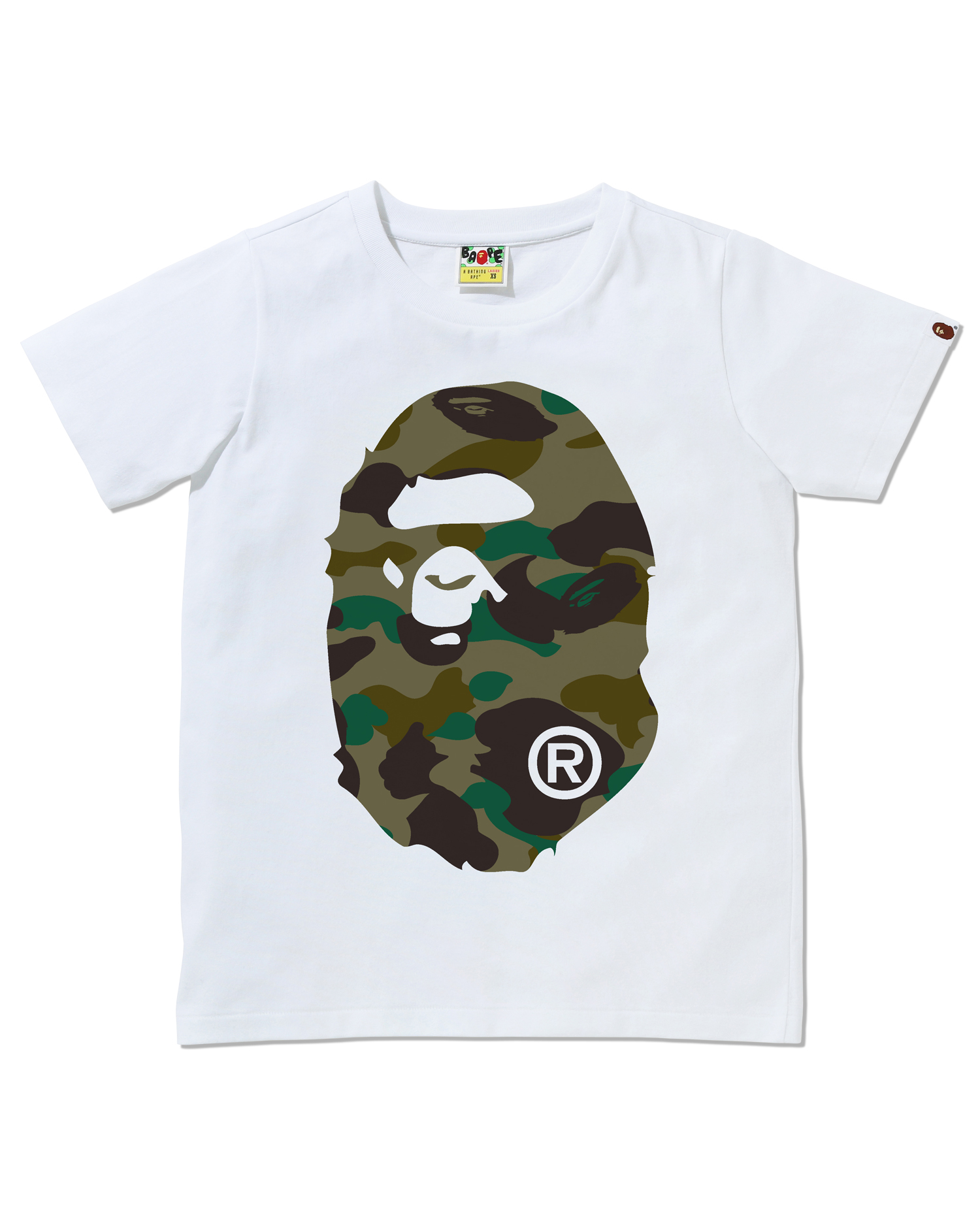 bape shirt half camo