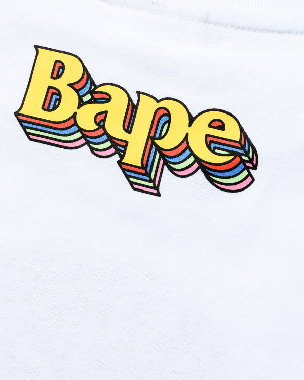 Multi Color Bape Ape Head tee