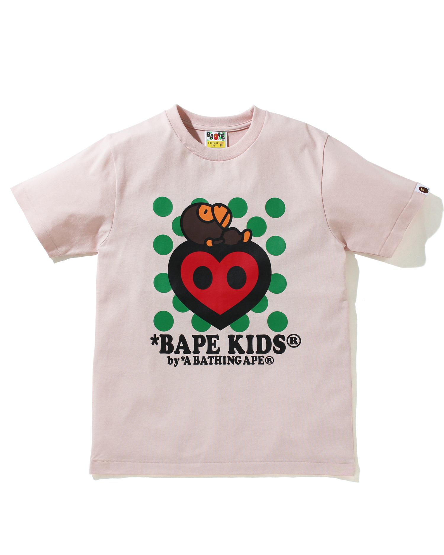 Shop Baby Milo Heart tee Online | BAPE