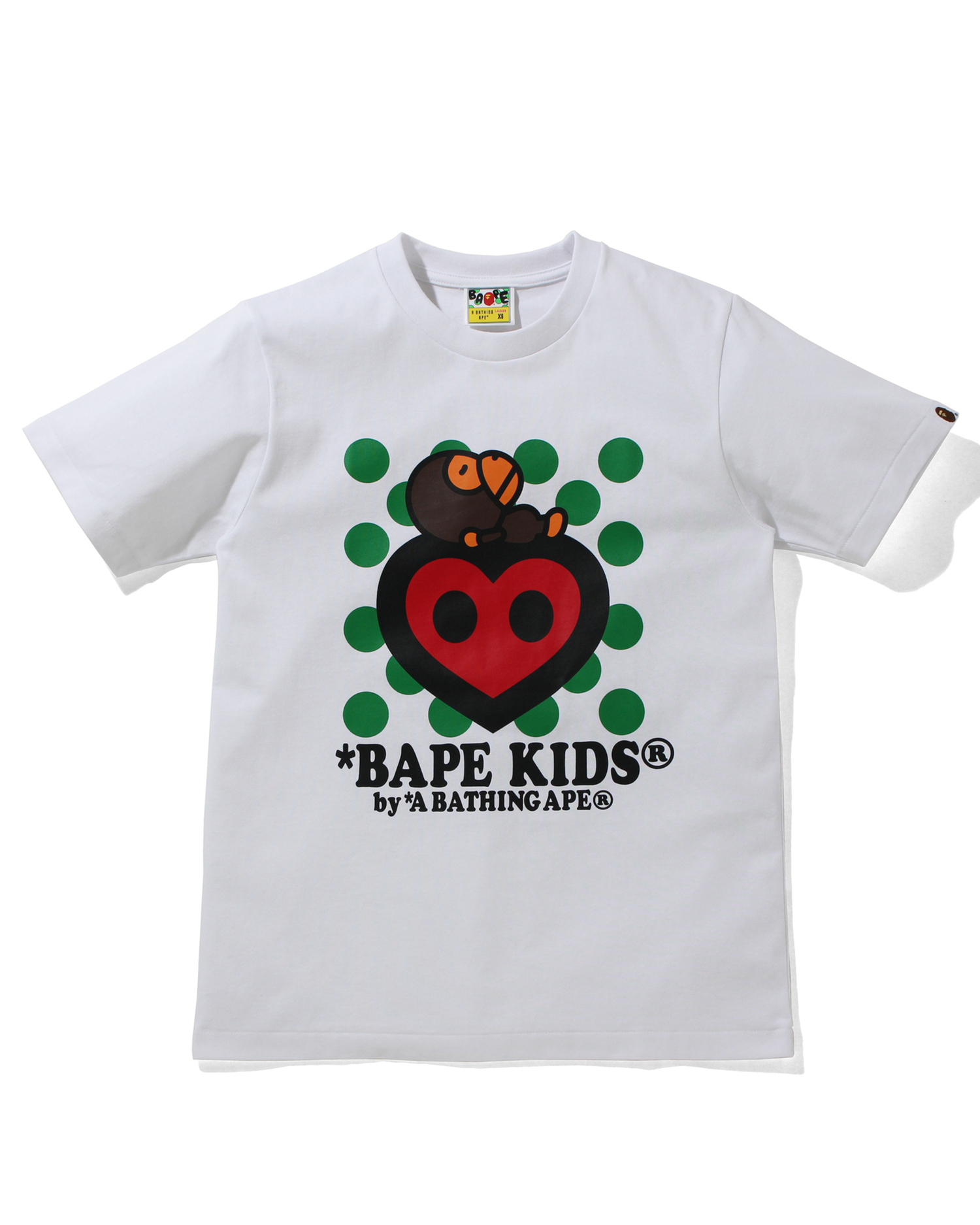 A BATHING APE baby milo heart design M | nate-hospital.com