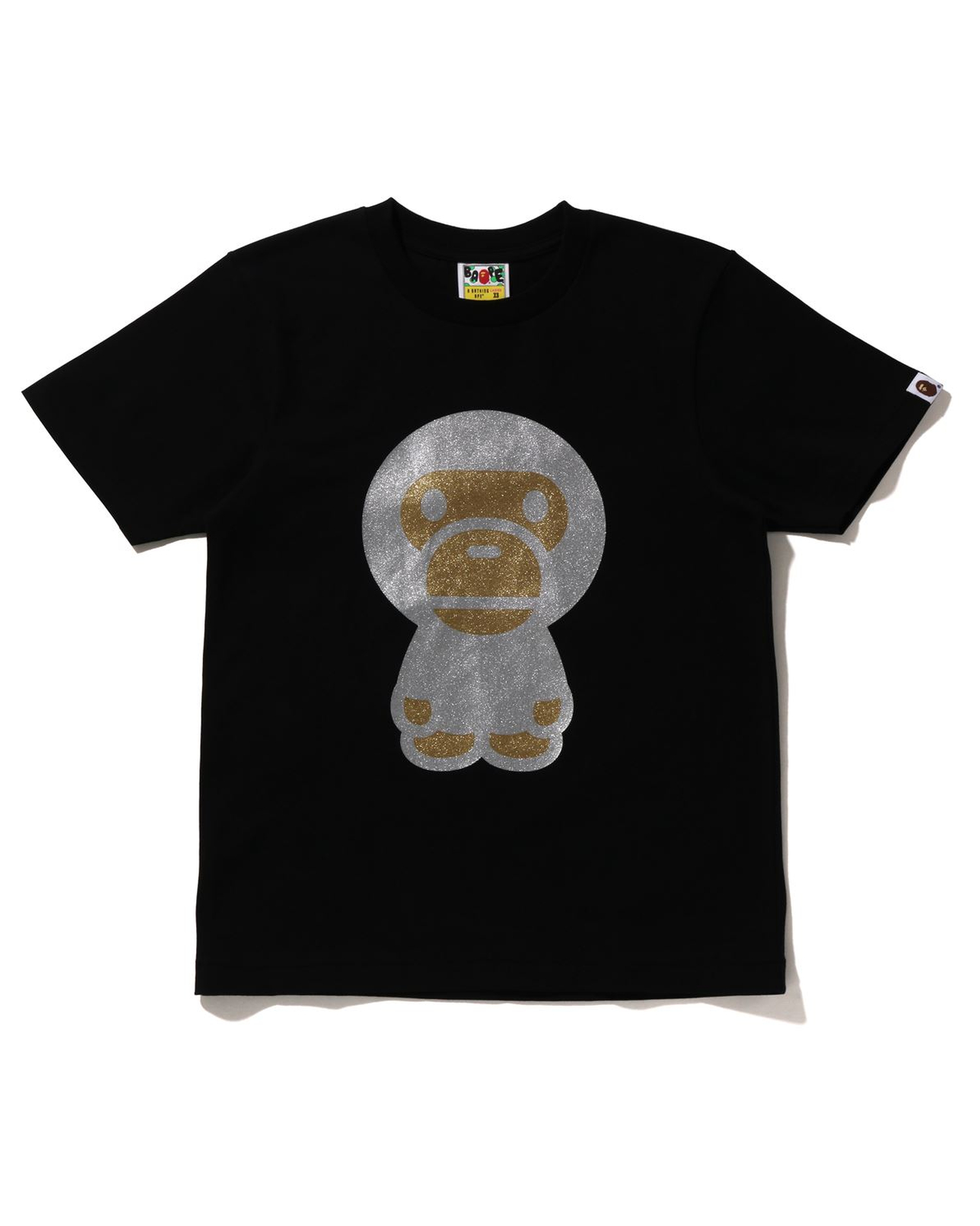 Shop Glitter Big Baby Milo Tee Online | BAPE