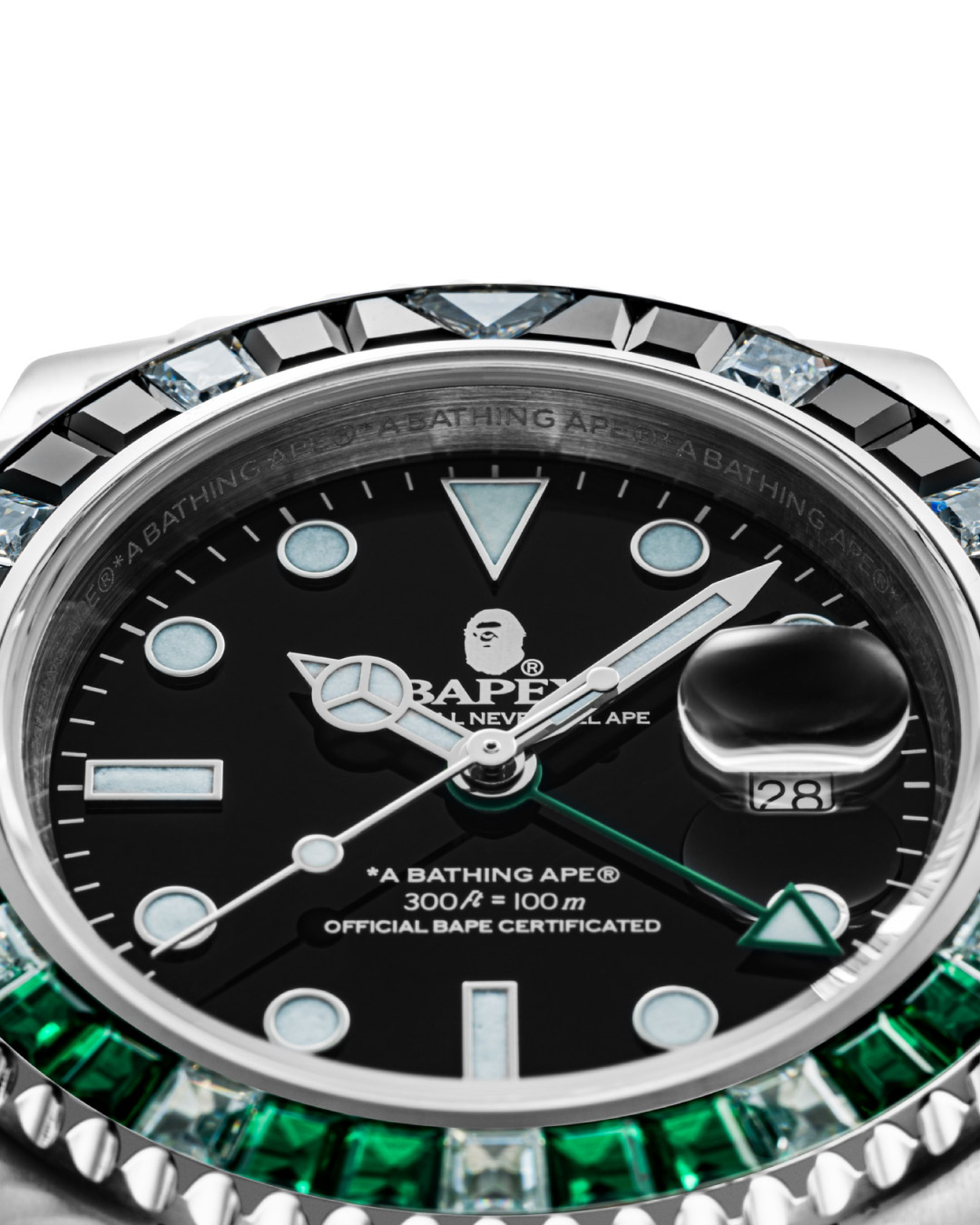 時計 A BATHING APE TYPE 2 BAPEX CRYSTAL STONE A BATHING APE® Type 2 BAPEX Crystal Stone | ITeSHOP