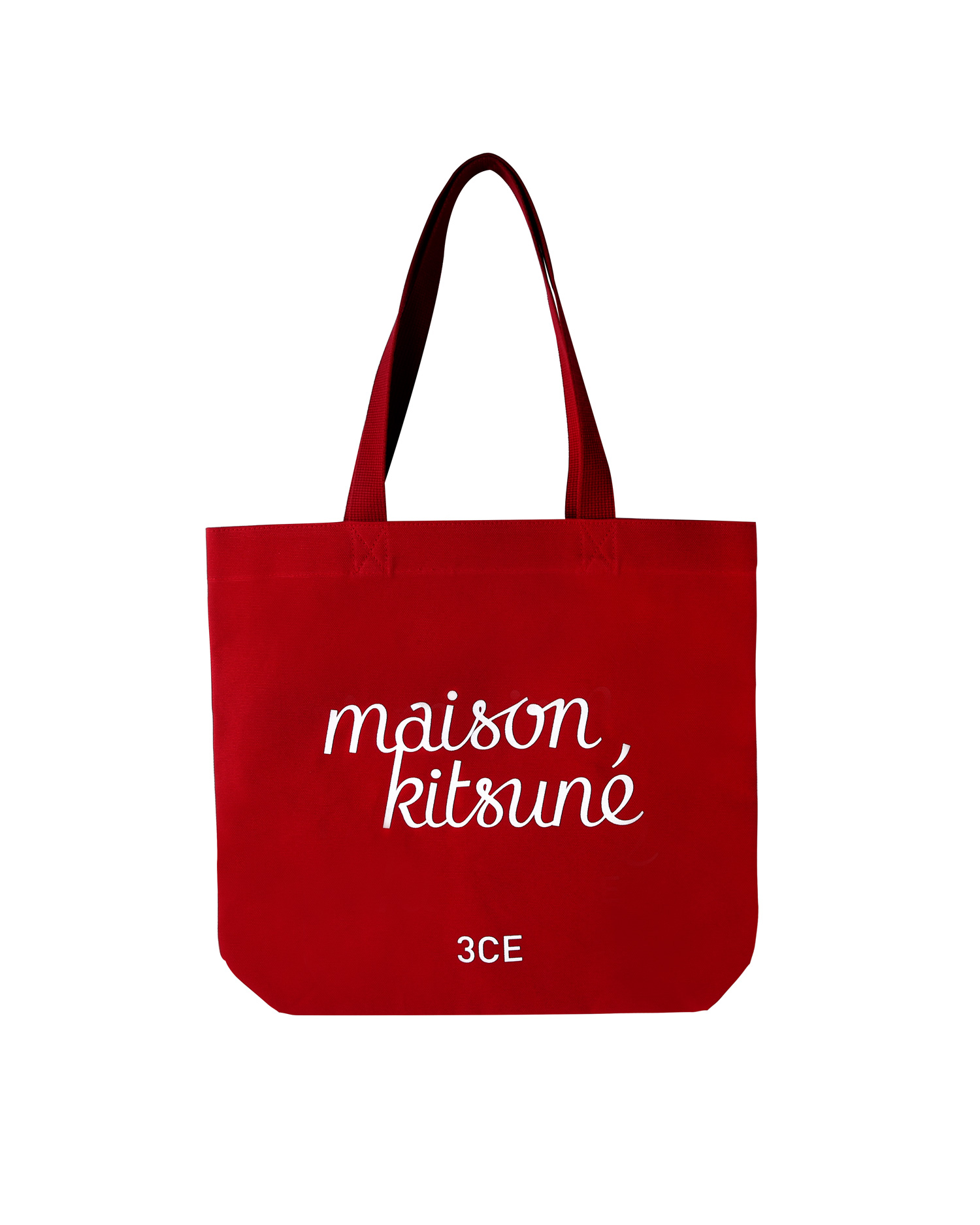 maison kitsune tote bag