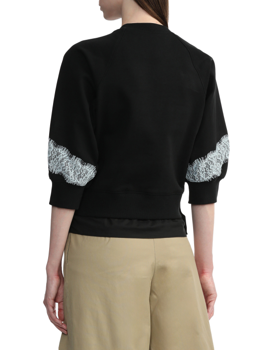 3.1 PHILLIP LIM Lantern sleeve cotton sweatshirt