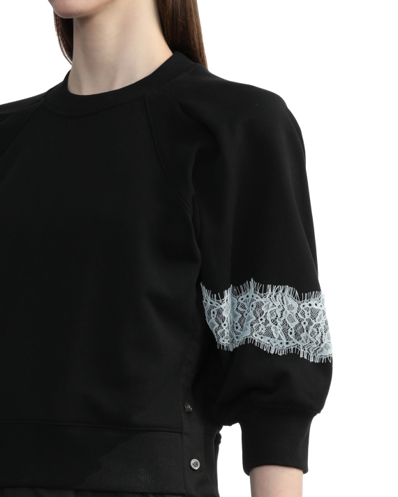 3.1 PHILLIP LIM Lantern sleeve cotton sweatshirt