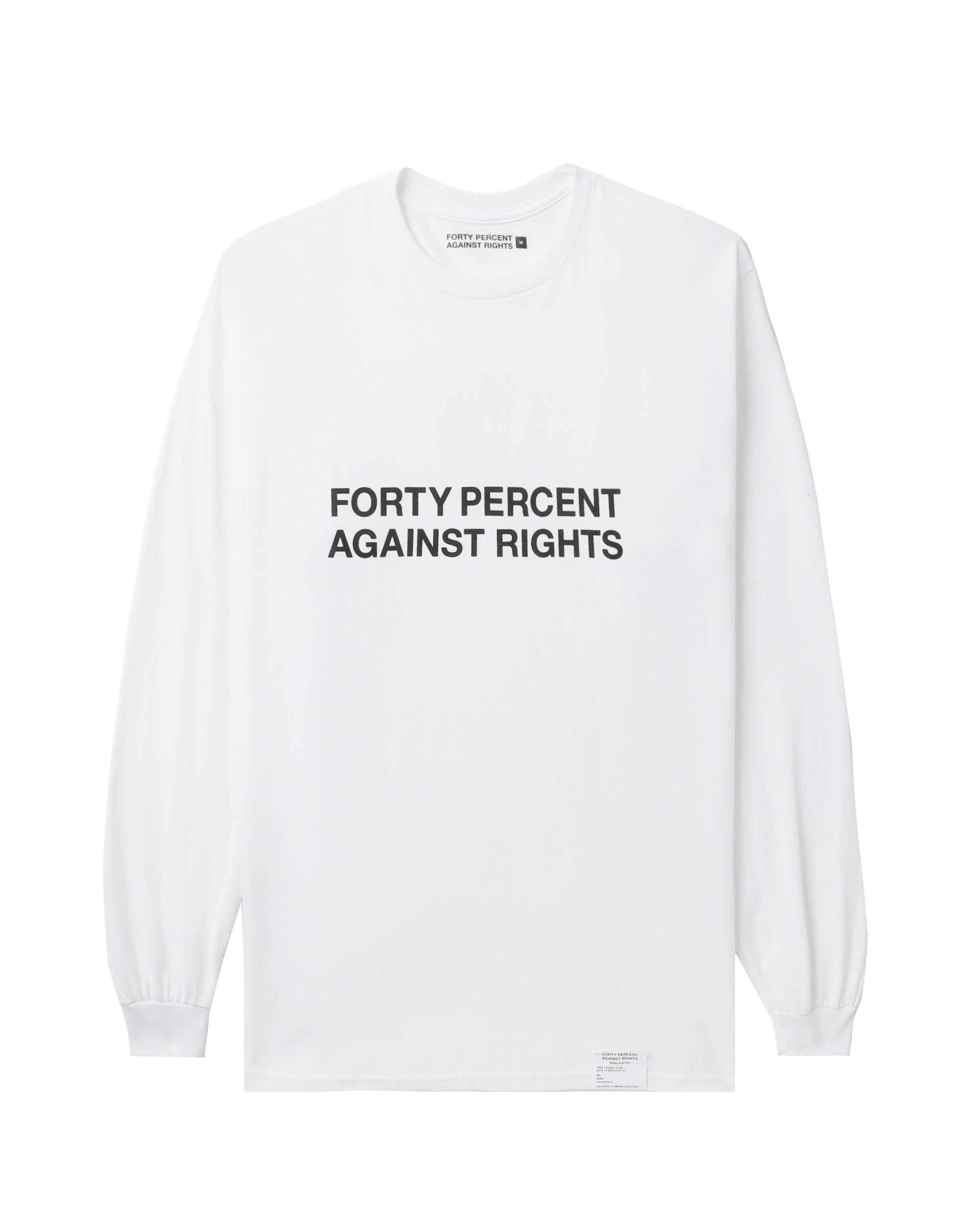 FORTY PERCENT AGAINST RIGHTS (FPAR) Logo long sleeve tee | ITeSHOP