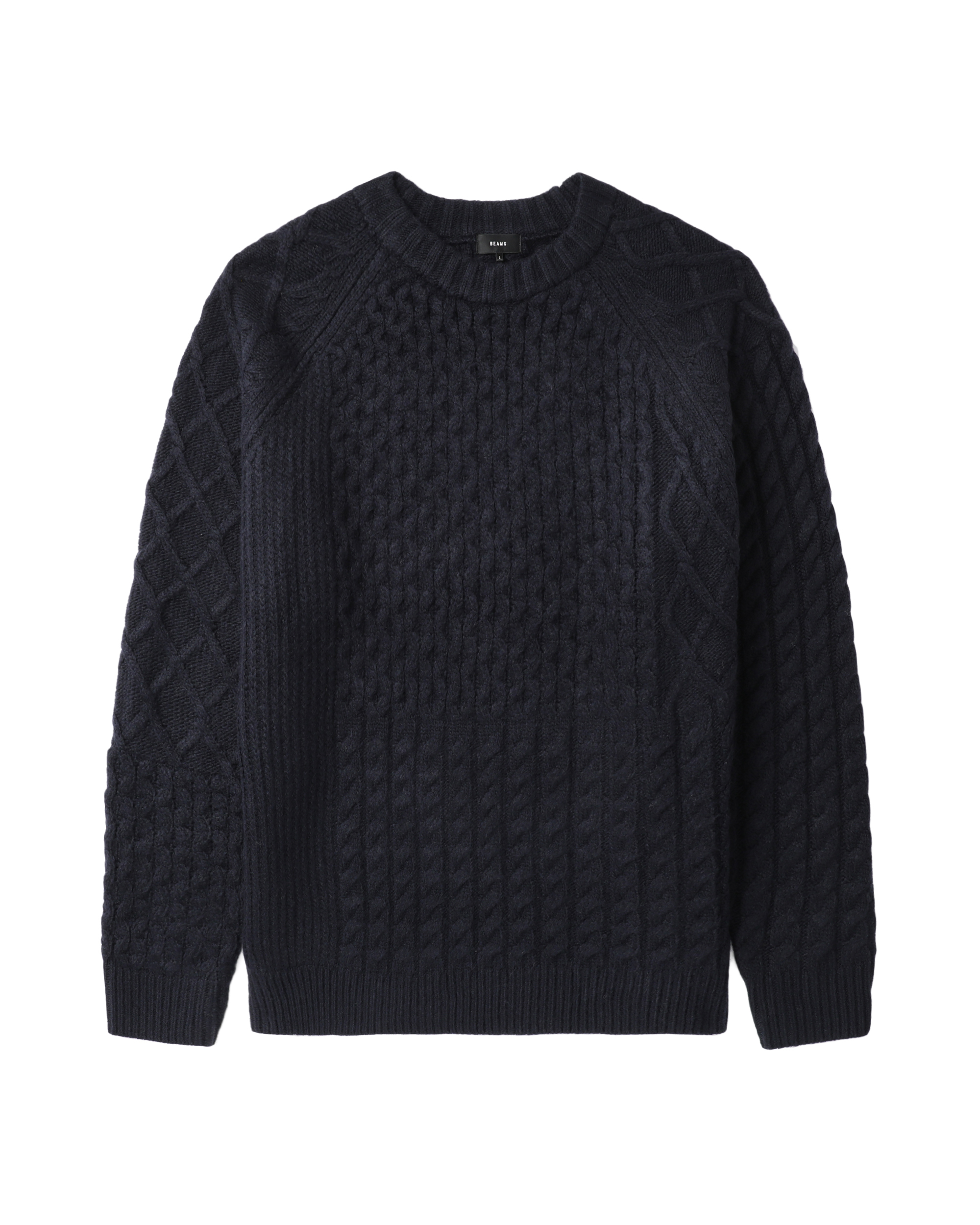 BEAMS Cable-knit sweater | ITeSHOP