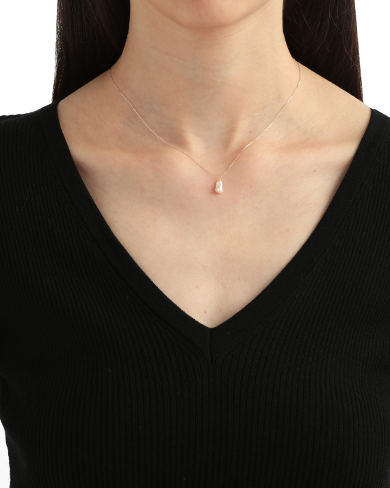 BEAMS JAPAN Graphic pendant chain necklace