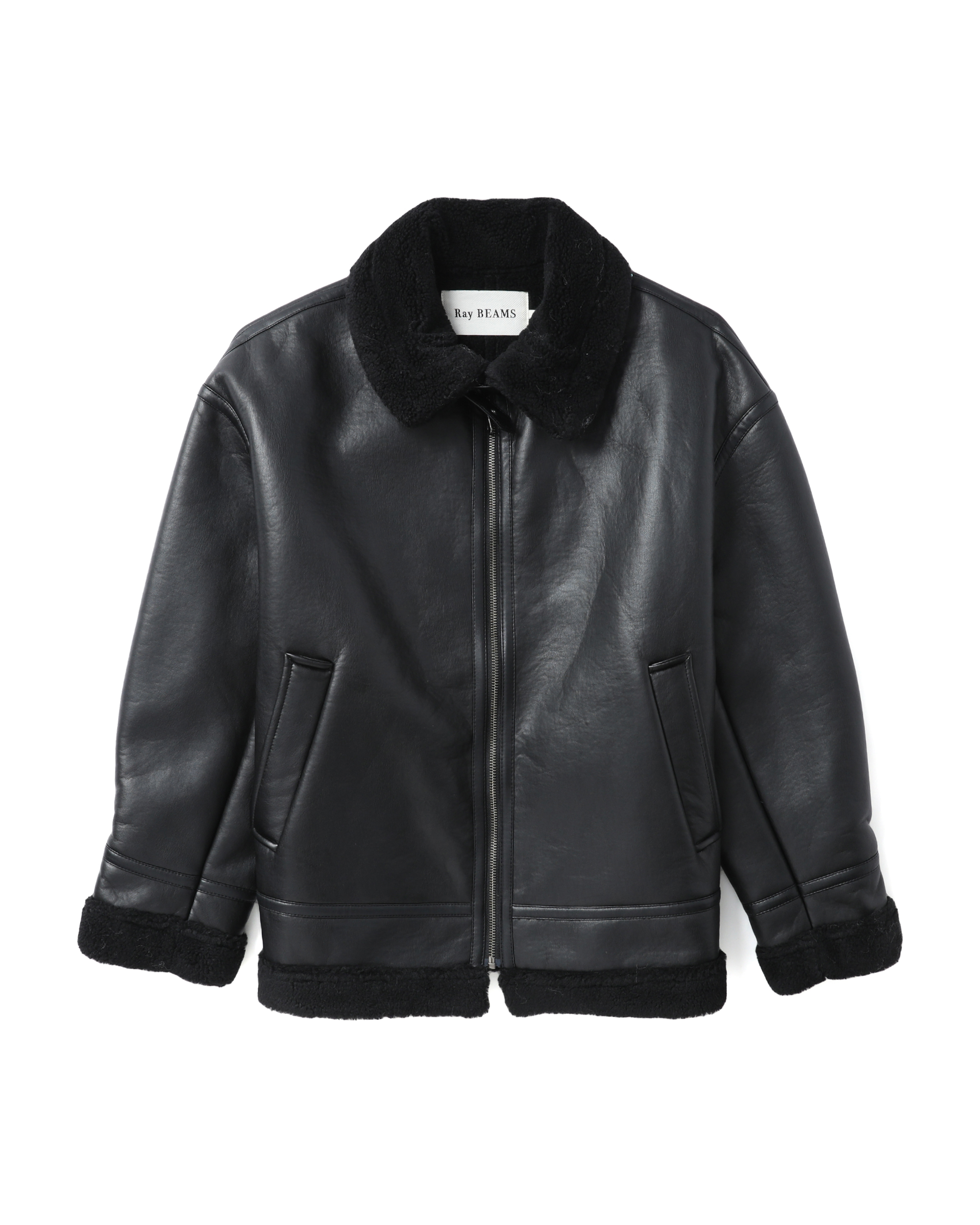 RAY BEAMS Faux-leather jacket | ITeSHOP