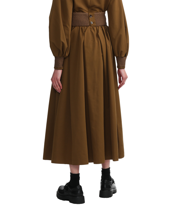 RAY BEAMS Panelled-waist gathered skirt