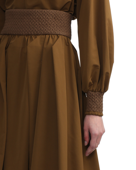 RAY BEAMS Panelled-waist gathered skirt
