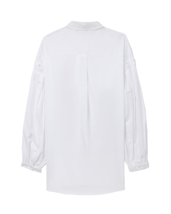 Relaxed ruffled cotton shirt image number 5