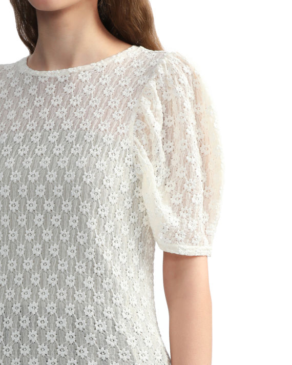 Floral lace top image number 4