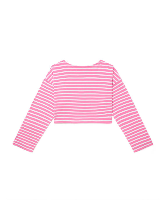 Cropped long sleeve top image number 5