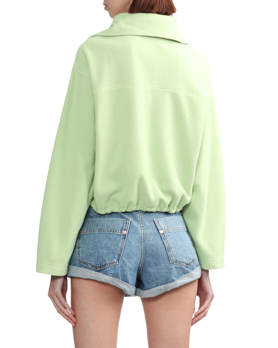 RAY BEAMS Half-zip fleece pullover