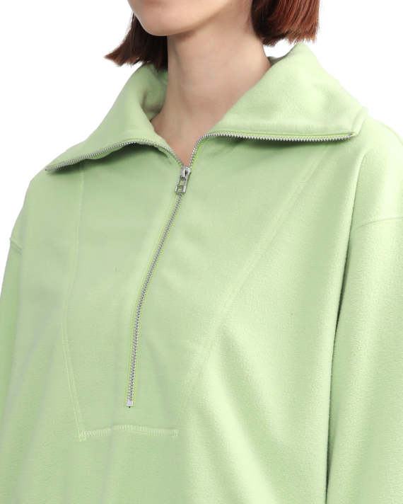 RAY BEAMS Half-zip fleece pullover