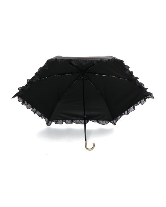 Frill rain and shine folding umbrella image number 2