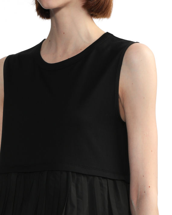 Panelled pleated tank top image number 4
