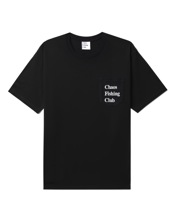 BEAMS T X Chaos Fishing Club logo pocket short sleeve tee